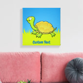 Cartoon Turtle Canvas Print Leinwanddruck (Insitu (Wohnzimmer))