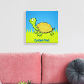 Cartoon Turtle Canvas Print Leinwanddruck (Insitu (Wohnzimmer))
