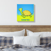 Cartoon Turtle Canvas Print Leinwanddruck (Insitu (Schlafzimmer))