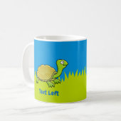 Cartoon Turtle Coffee Tasse (Vorderseite Links)