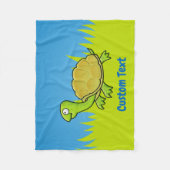 Cartoon Turtle Fleece Blanket (Vorderseite)