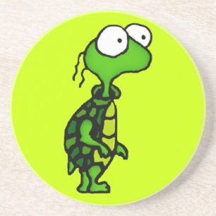 Cartoon Turtle Getränkeuntersetzer