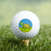 Cartoon Turtle Golfball (Insitu T-Shirt)