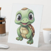 Cartoon turtle illustration sockelschild (In Situ)
