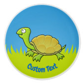 Cartoon Turtle Keramik Knock Keramikknauf (Vorderseite)