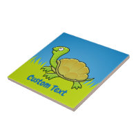 Cartoon Turtle Keramik Tile