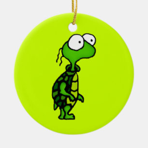Cartoon Turtle Keramikornament