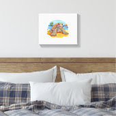 Cartoon Turtle Leinwanddruck (Insitu (Schlafzimmer))