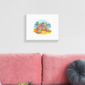 Cartoon Turtle Leinwanddruck (Insitu (Wohnzimmer))