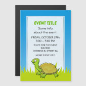 Cartoon Turtle Magnetkarte (Vorne/Hinten)