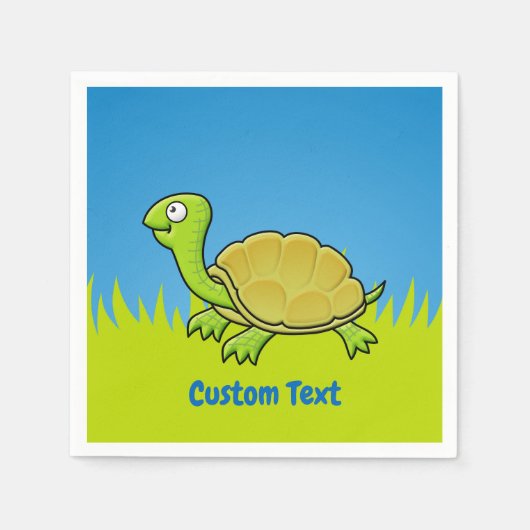 Cartoon Turtle Napkins Serviette (Vorderseite)