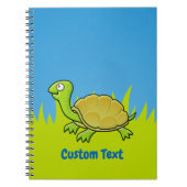 Cartoon Turtle Notebook Notizblock (Vorderseite)