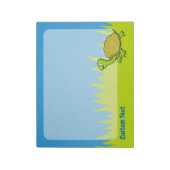 Cartoon Turtle Notepad Notizblock (Rotiert)