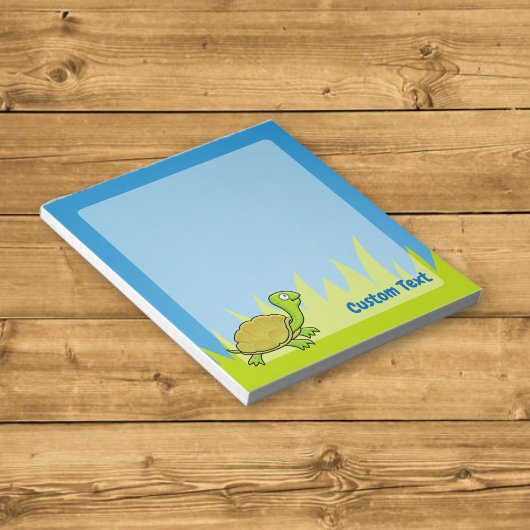 Cartoon Turtle Notepad Notizblock