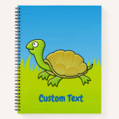 Cartoon Turtle Notizbuch (Vorderseite)