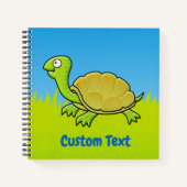 Cartoon Turtle Notizbuch (Vorderseite)