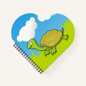 Cartoon Turtle Notizbuch (Vorderseite)