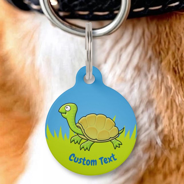 Cartoon Turtle Pet Tag Haustiermarke (Von Creator hochgeladen)