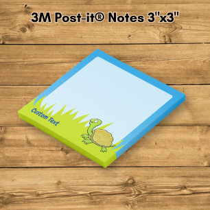 Cartoon Turtle Post-it Klebezettel