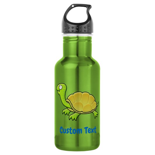 Cartoon Turtle Stainless Steel Wasserflasche (Vorderseite)