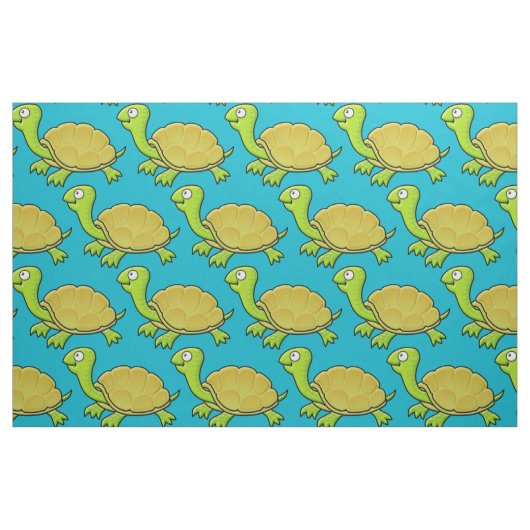 Cartoon Turtle Stoff (Fat Quarter (45,7 x 55,9 cm))