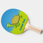 Cartoon Turtle Tischtennis Schläger (Seitenansicht)