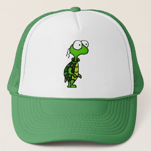 Cartoon Turtle Truckerkappe (Vorderseite)