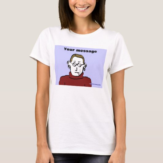 Cartoon Typ T-Shirt (Vorderseite)