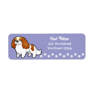 Cartoon-unbekümmerter Königcharles Spaniel