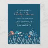 Cartoon unter der Sea Ocean Baby Dusche (Vorderseite)