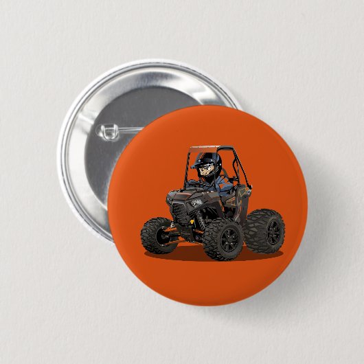 Cartoon-UTV-Geländefahrzeug Button (Vorne & Hinten)
