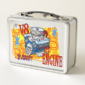 CARTOON V-8 MOTOR METALL BROTDOSE (Rückseite)