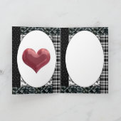 Cartoon Valentinstag Grußkarte Feiertagskarte (Innenseite)