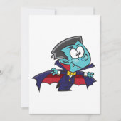Cartoon Vampire Einladungen (Vorderseite)