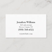 Cartoon Vending Machine Service Business Card Visitenkarte (Rückseite)