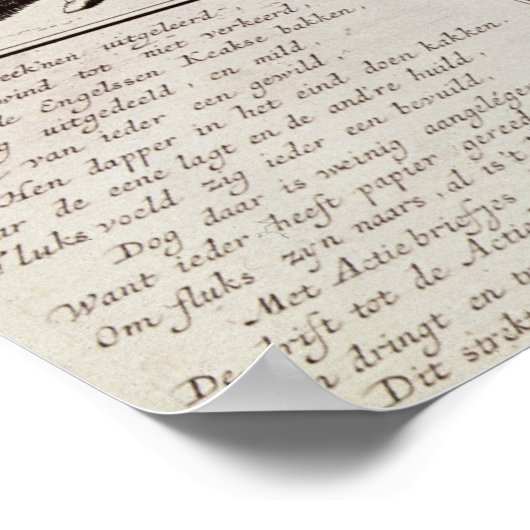 Cartoon verleumdet das katastrophale Experiment Poster (Ecke)