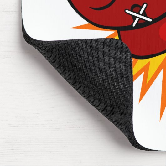 Cartoon-Verpacken-Handschuhe Mousepad (Ecke)