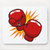 Cartoon-Verpacken-Handschuhe Mousepad (Vorne)