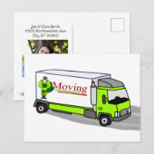 Cartoon verschieben Van Ändern des Fotos "Address  Postkarte (Vorne/Hinten)