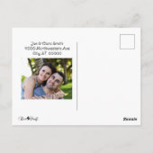 Cartoon verschieben Van Ändern des Fotos "Address  Postkarte (Rückseite)