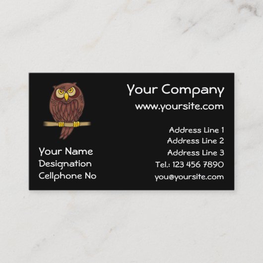 Cartoon Visitenkarte (Vorderseite)