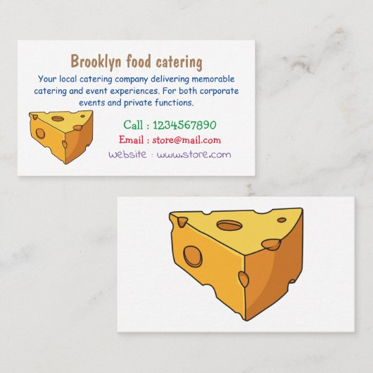 Cartoon Visitenkarte (Vorne/Hinten)