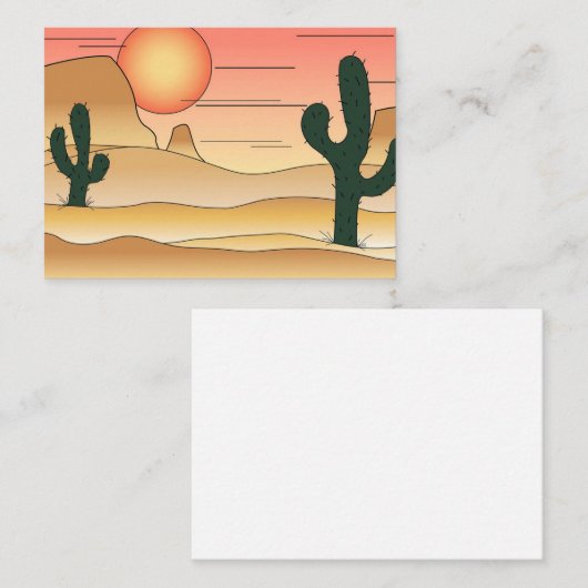 Cartoon Visitenkarte (Vorne/Hinten)