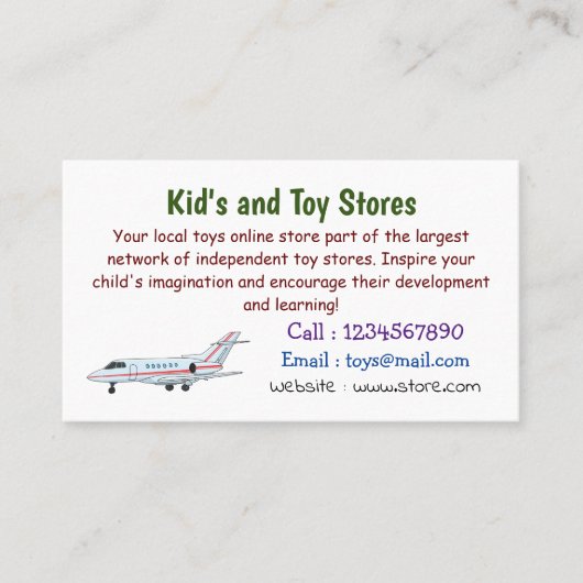 Cartoon Visitenkarte (Vorderseite)