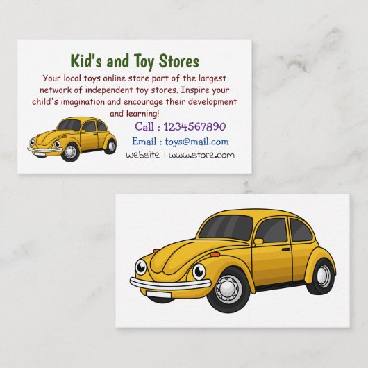 Cartoon Visitenkarte (Vorne/Hinten)