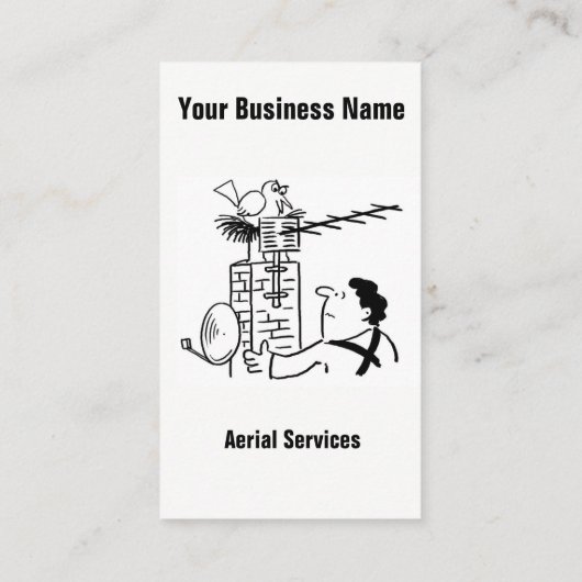 Cartoon-Visitenkarte Visitenkarte (Rückseite)