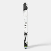 Cartoon Volcano Eruption & Palm Trees Phone Case (Rückseite / Links)