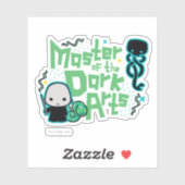 Cartoon Voldemort - Meister der Dunklen Künste Aufkleber (Blatt)