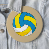 Cartoon Volleyball Ball Button (Beispiel)