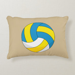Cartoon Volleyball Ball Dekokissen